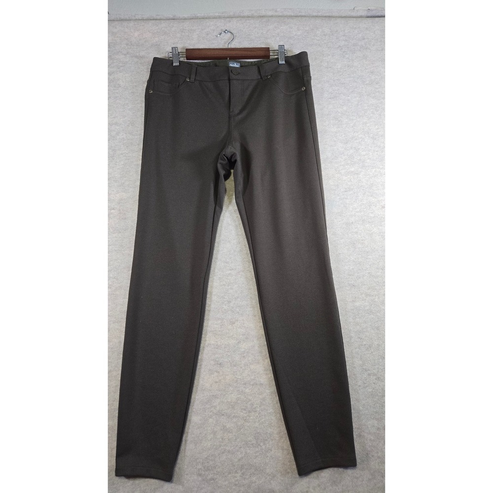 Soho Jeans New York & Company Olive Green Slim Leg Pants Size 10 Average